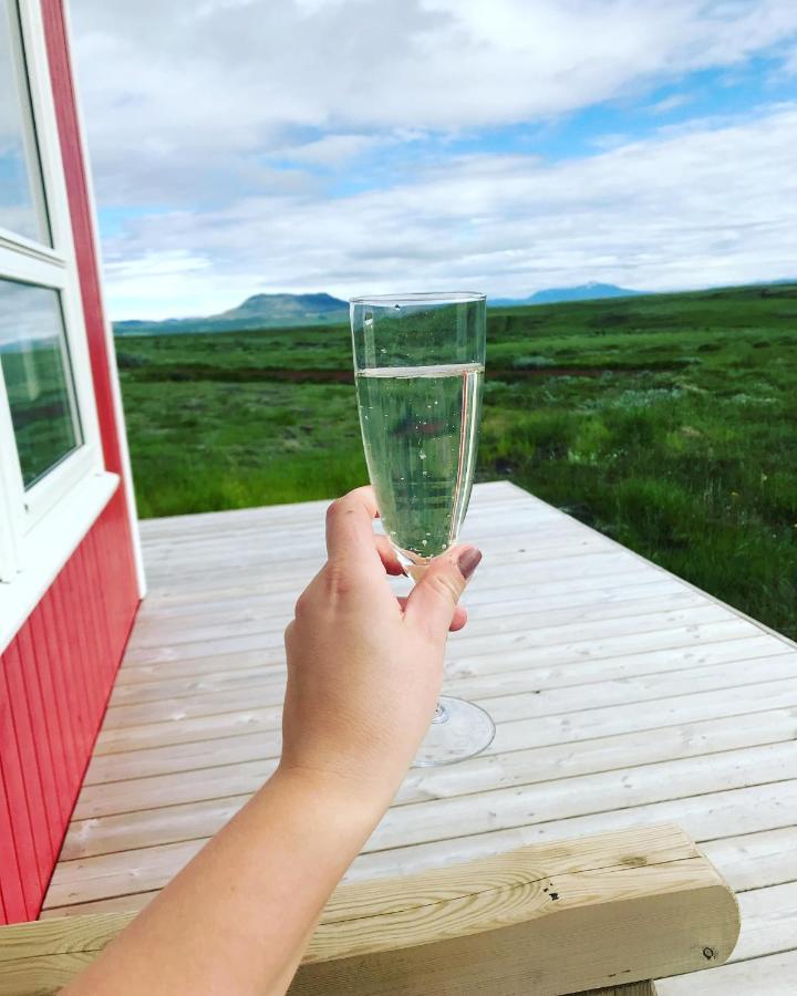 Blue View Cabin 1B With Private Hot Tub Reykholt  Exterior photo